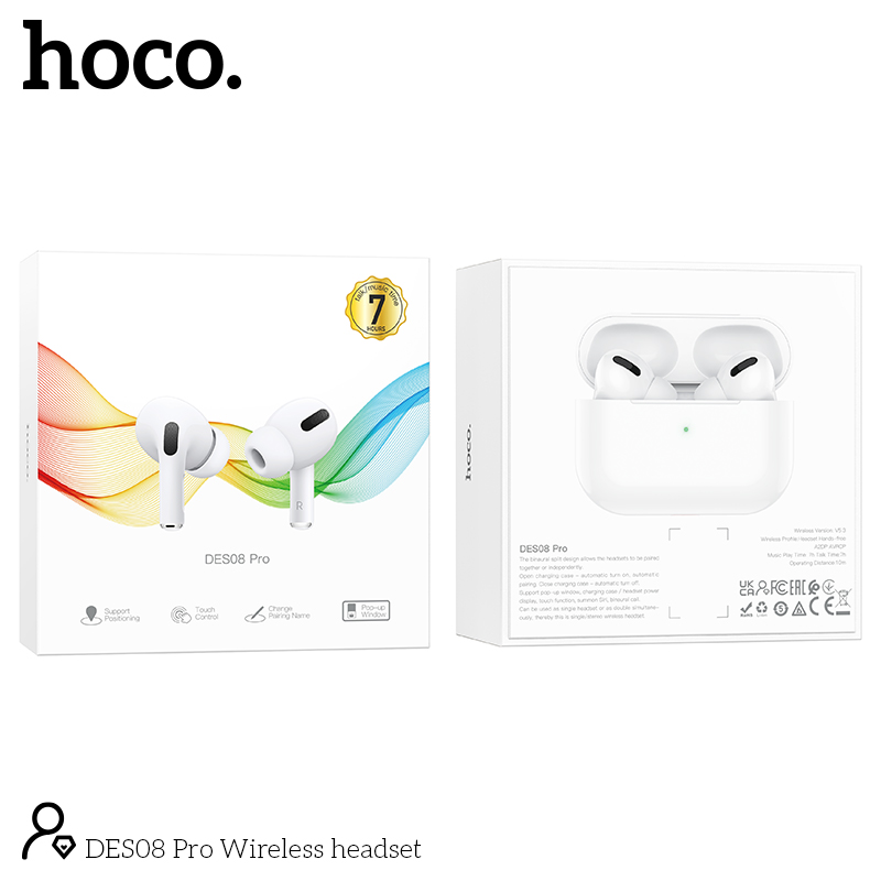 Tai Nghe DES08 Pro Wireless headset