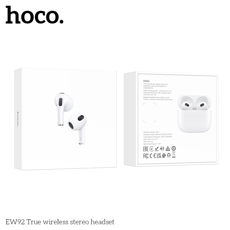 Tai nghe âm thanh nổi không dây Hoco EW92