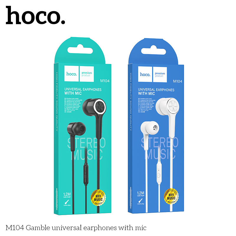 Tai nghe đa năng Hoco M104 Gamble có mic