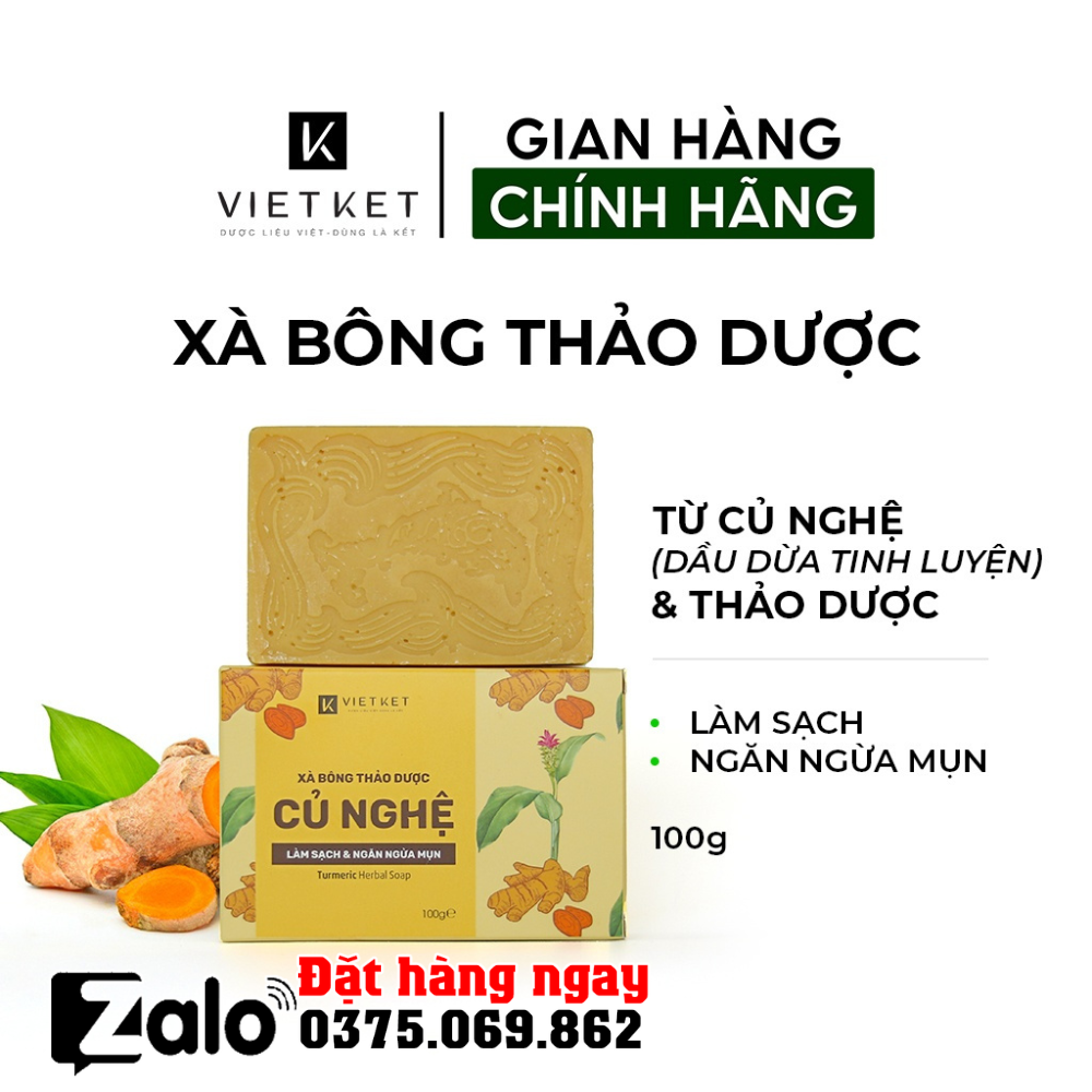 Xà bông thảo dược Củ nghệ