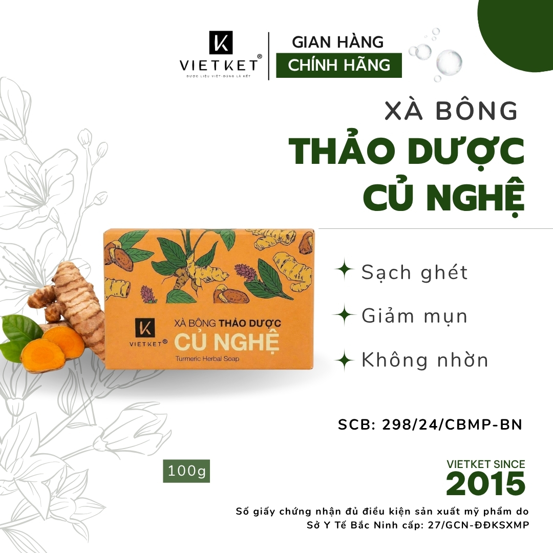 Xà bông thảo dược Củ nghệ