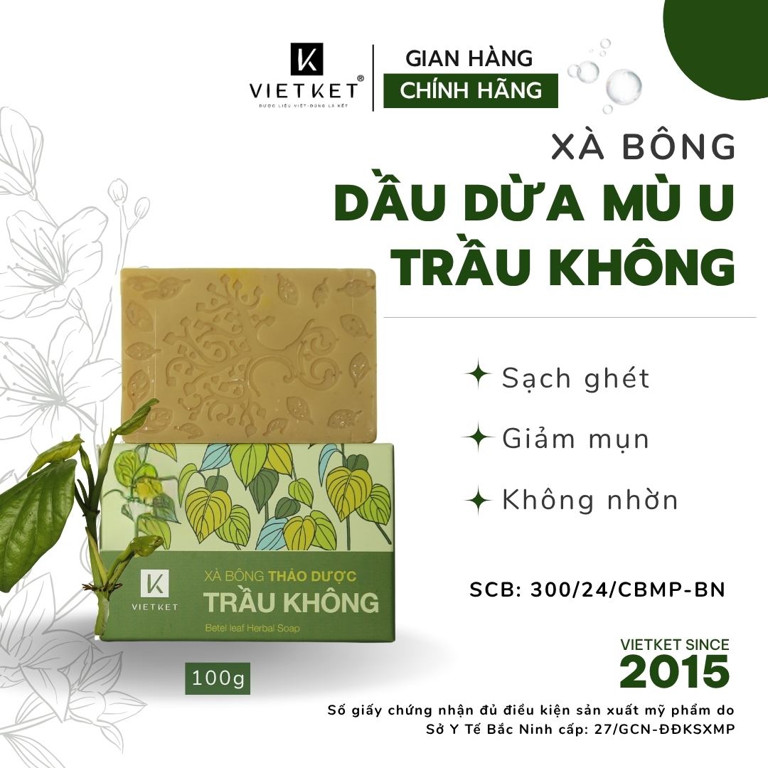 Xà bông thảo dược Trầu không