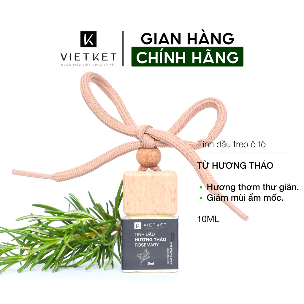 Tinh dầu hương Thảo treo xe VIETKET 7ml