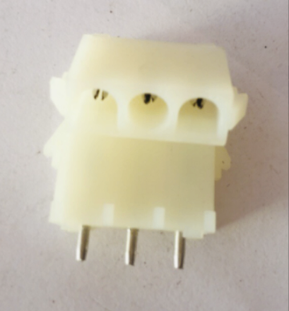 Đầu nối header góc vuông 3 chân, 6.35 mm – TE Connectivity (AMP) 350760-4 - Header RT Angle 3P 6.35mm AMP 350760-4