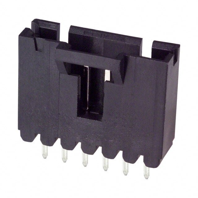 Đầu cắm đầu nối cắm đứng 6 chân 2.54mm CONNECTOR HEADER VERT 6POS 2.54MM 103670-5