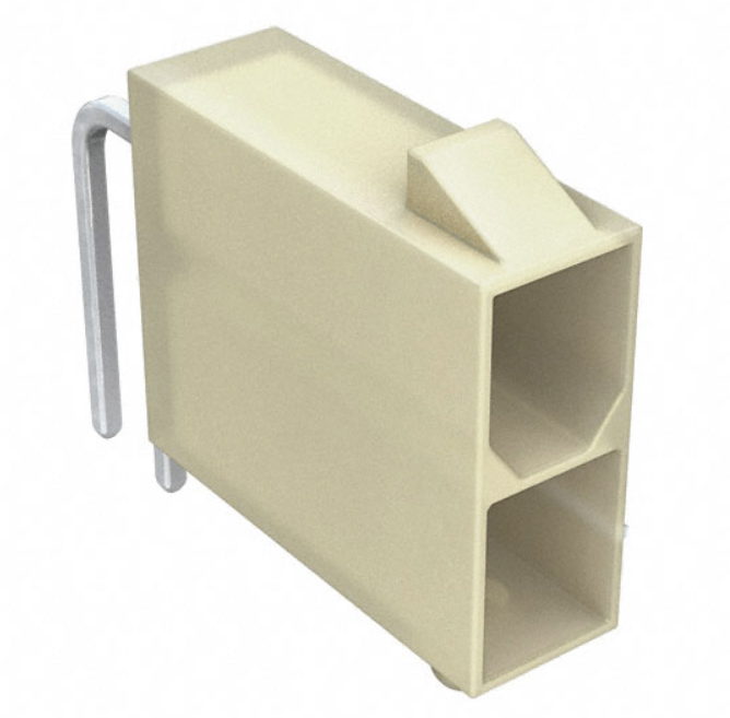 Header góc vuông Molex 2 chân - CONNECTOR HEADER R/A 2POS Molex 0039300020