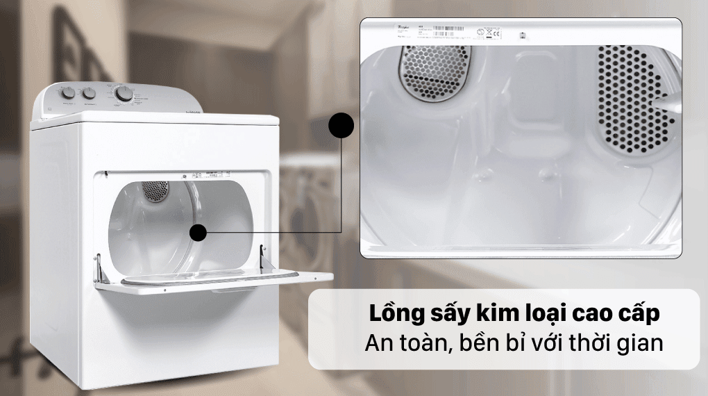 Máy Sấy Whirlpool 3LWED4815FW