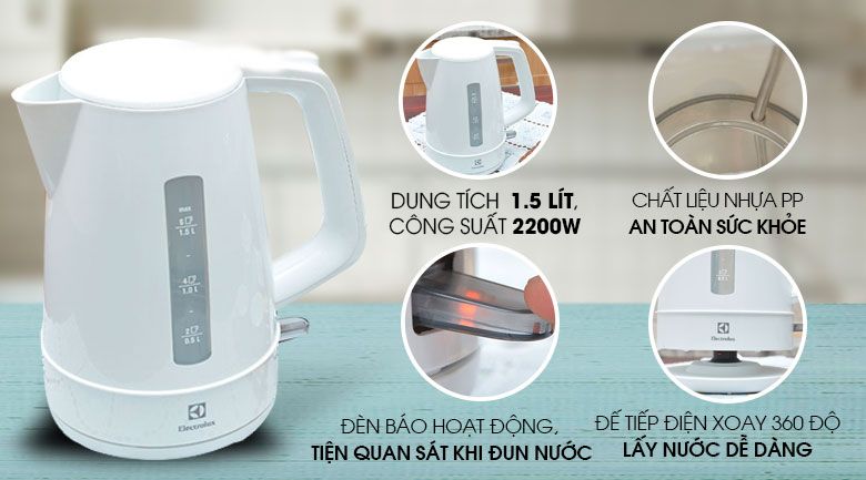 Ấm Siêu Tốc Electrolux EEK1303W