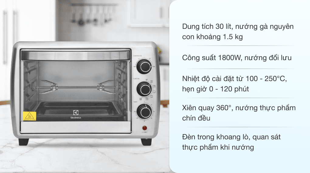 Lò Nướng Electrolux EOT30MXC