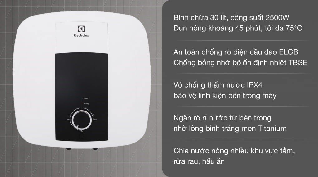 Bình nóng lạnh Electrolux EWS302DX-DWM