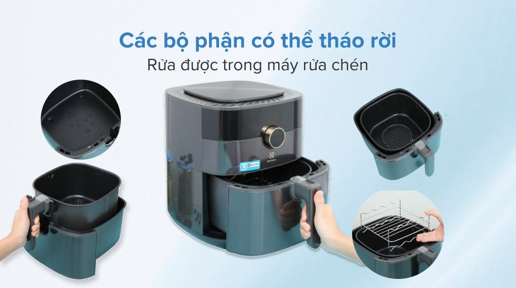 Nồi chiên không dầu Electrolux E6AF1-520K