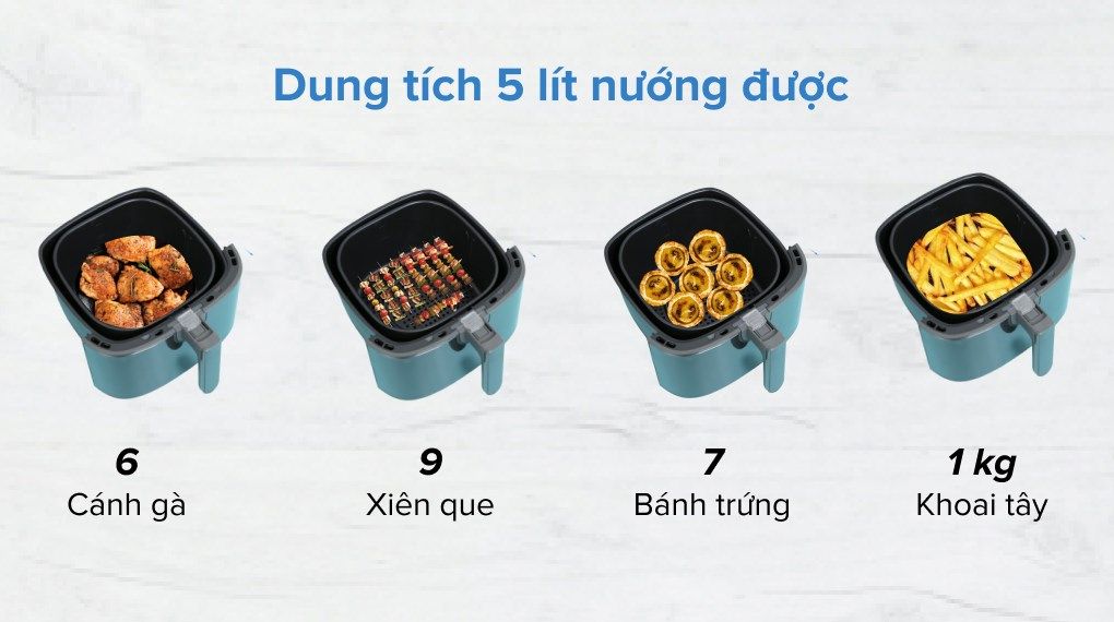 Nồi chiên không dầu Electrolux E6AF1-520K