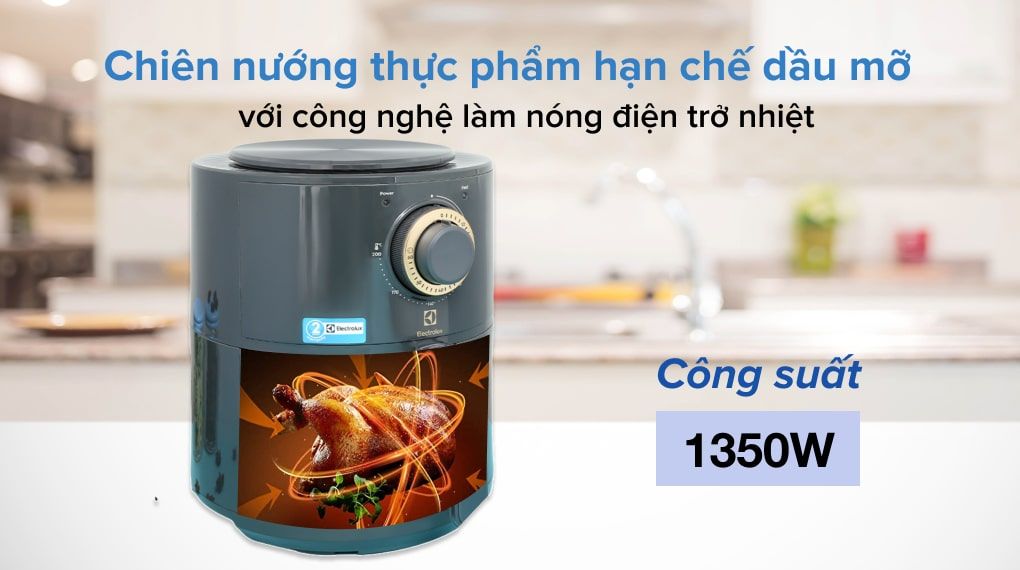 Nồi chiên không dầu Electrolux E6AF1-220K