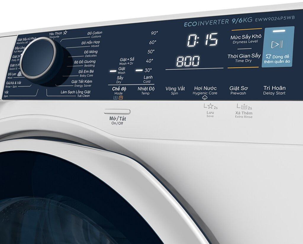 Máy giặt & Sấy Electrolux EWW9024P5WB