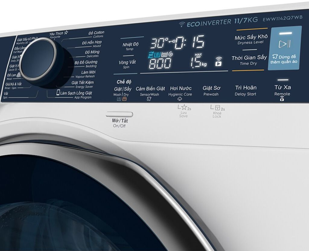 Máy giặt & sấy Electrolux EWW1142Q7WB