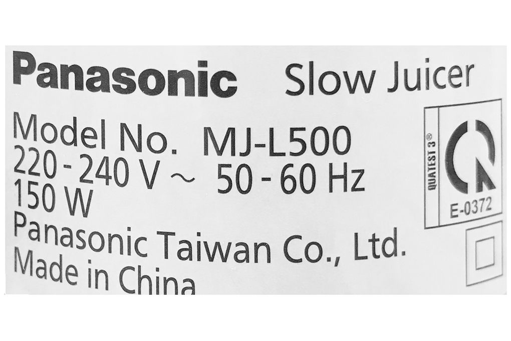 Máy ép chậm Panasonic MJ-L500