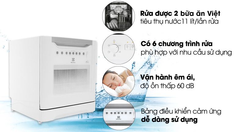 Máy Rửa Bát Electrolux ESF6010BW