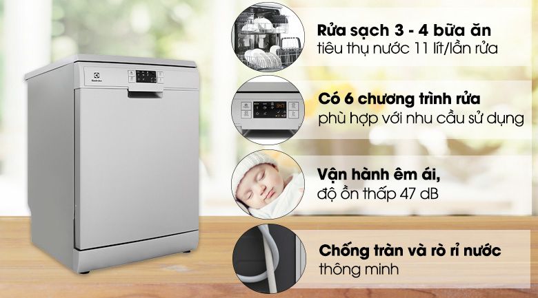 Máy Rửa Bát Electrolux ESF5512LOX