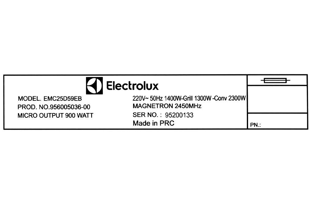 Lò vi sóng Electrolux EMC25D59EB