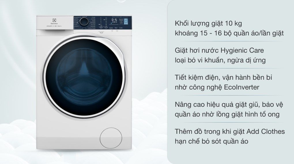 Máy giặt cửa ngang Electrolux EWF1024P5WB