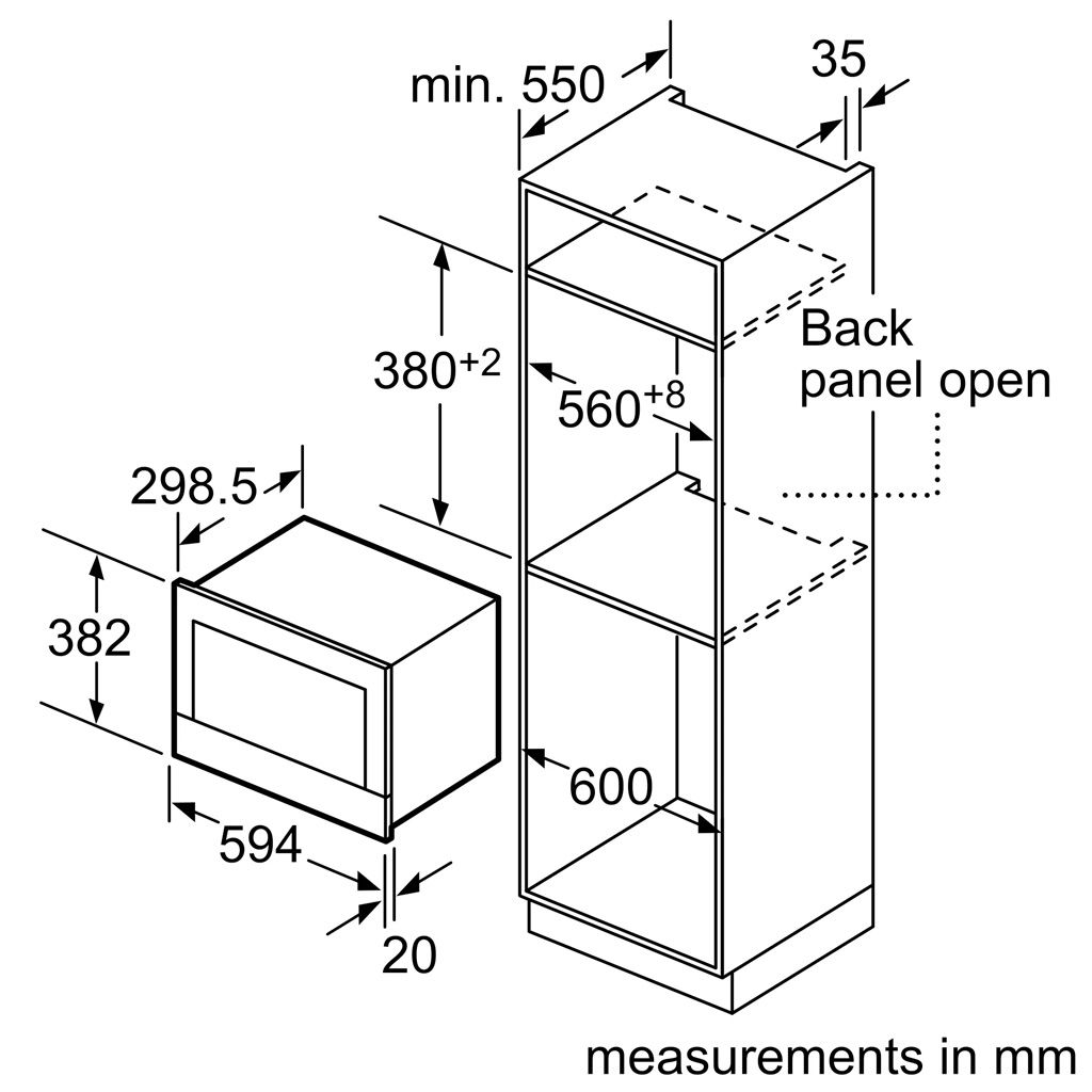 Lò vi sóng Bosch BFL634GB1