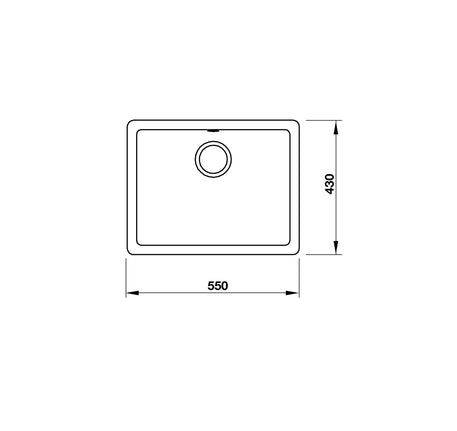 Chậu đá Hafele HS19-GEN1S60