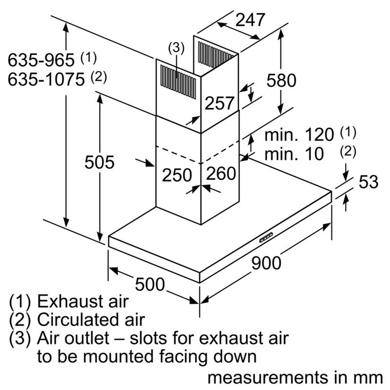 Máy  hút mùi Bosch HMH.DWB97DM50B