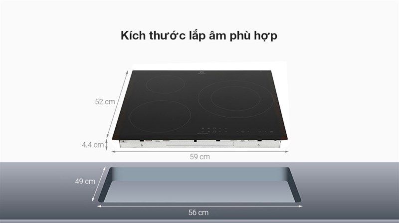 bếp từ 3 vùng