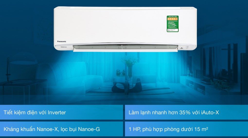 Điều hoà Panasonic Inverter 1 chiều CU/CS-U9XKH-8