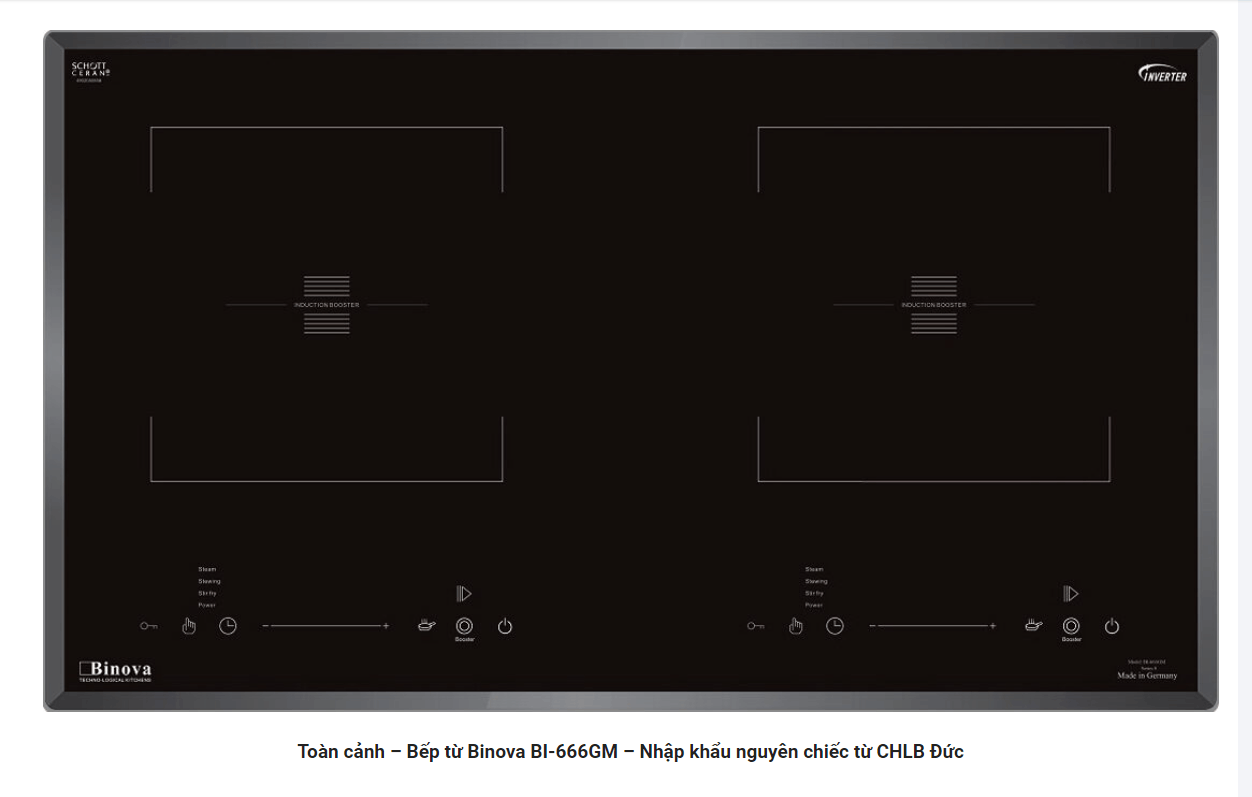 Bếp từ Binova BI-666GM