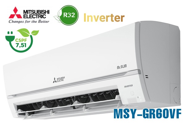 Điều hòa Mitsubishi Electric 21000BTU 1 chiều inverter MSY-GR60VF