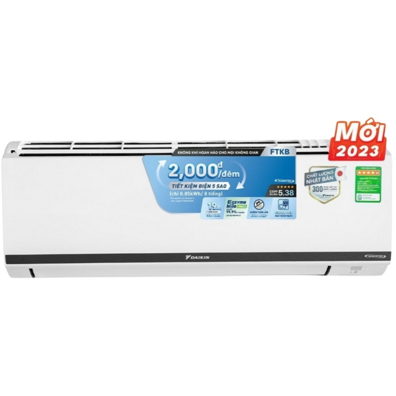 Điều hòa Daikin inverter 9000 BTU 1 chiều FTKB25XVMV