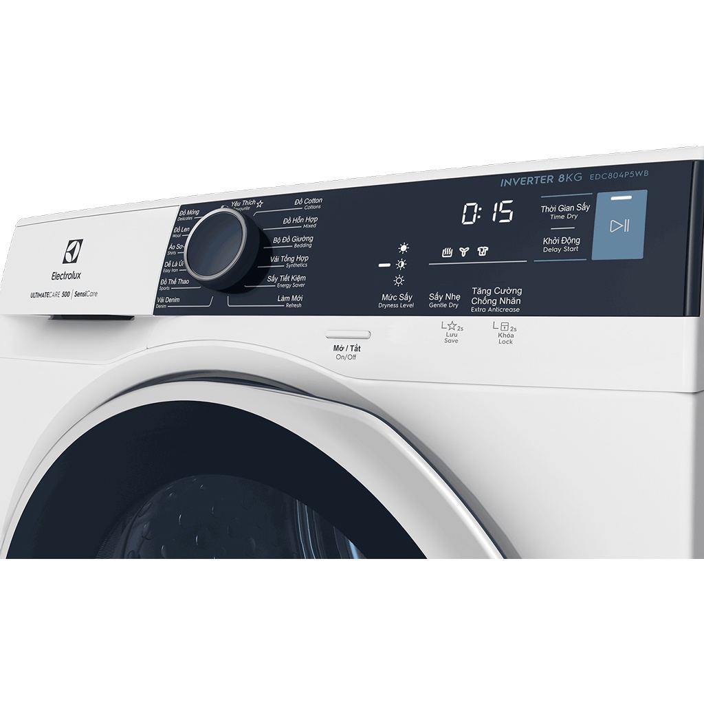 Máy sấy ngưng tụ Electrolux 8 kg EDC804P5WB