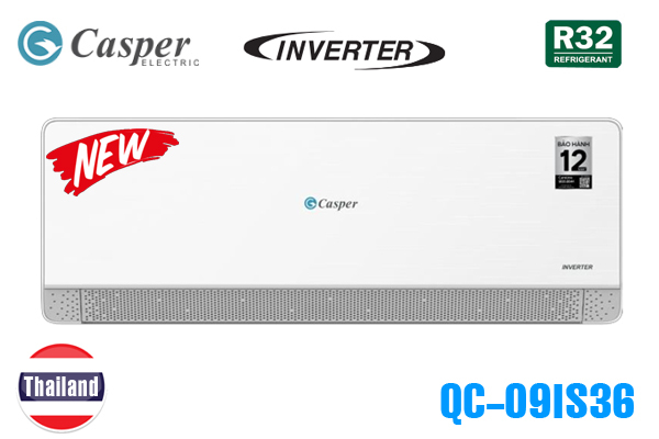 Điều hòa Casper EcoPrime Inverter 1 chiều 9000BTU (QC-09IS36)