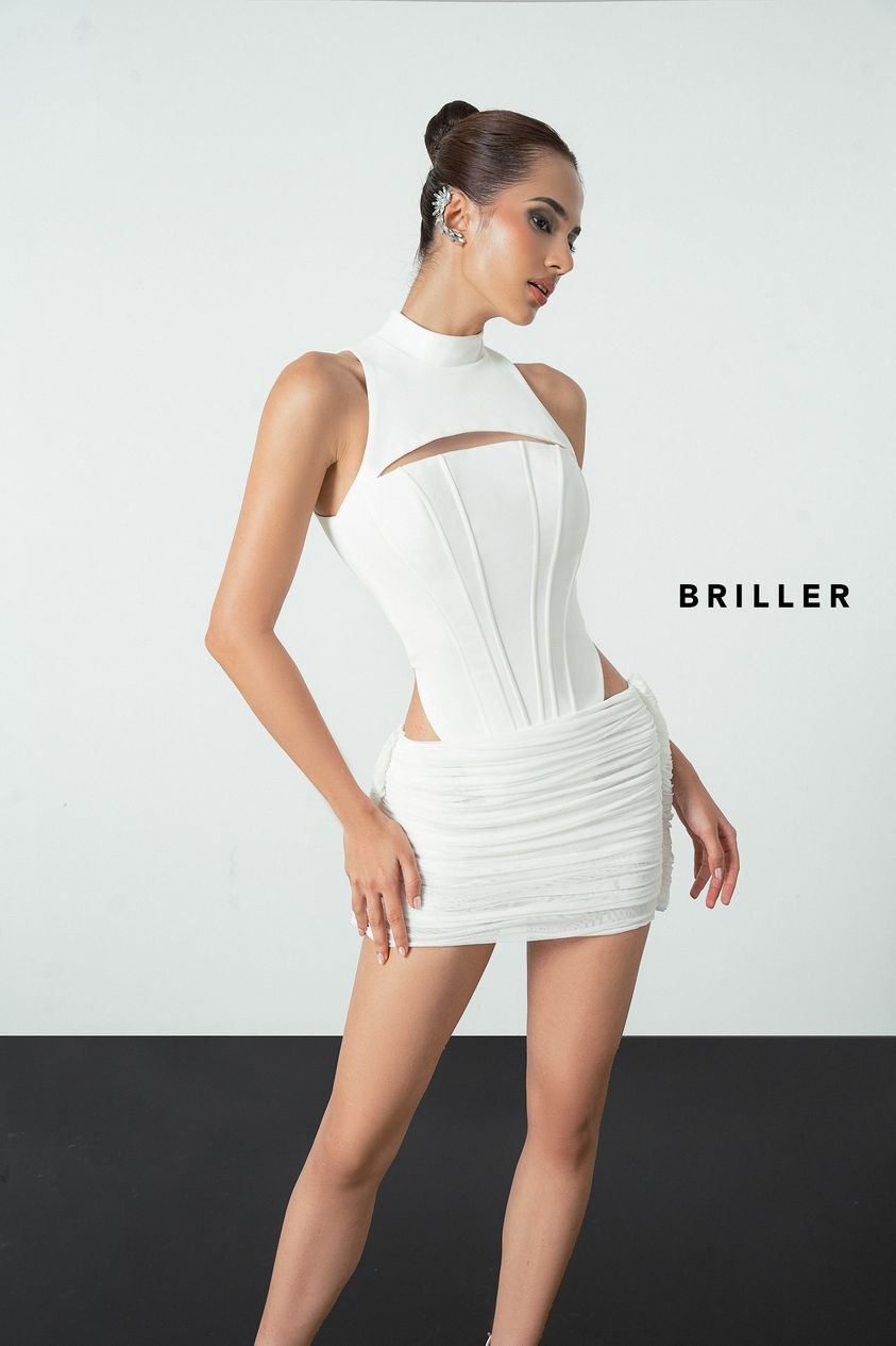 Halter Cut-out Bodycon Dress