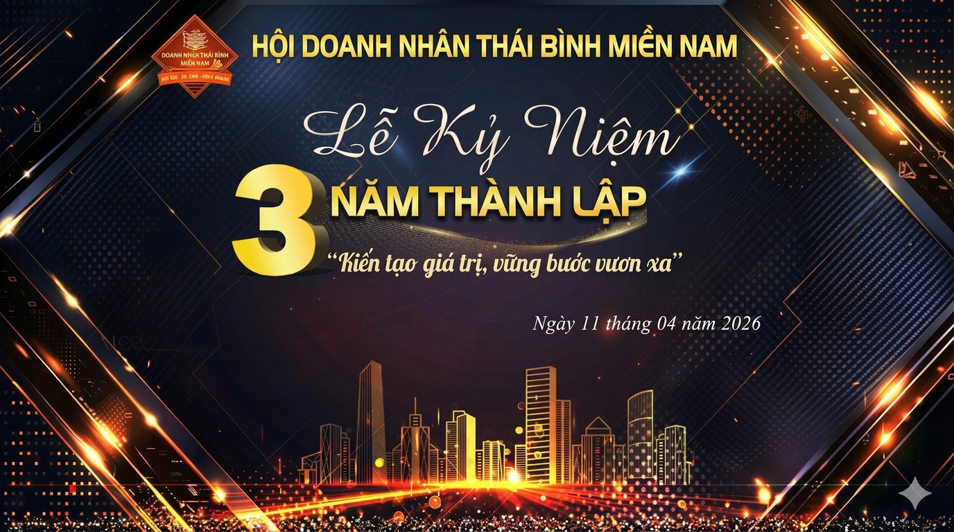 SỰ KIỆN ĐẶC BIỆT – ĐÁNH DẤU 3 NĂM KIẾN TẠO GIÁ TRỊ DOANH NHÂN