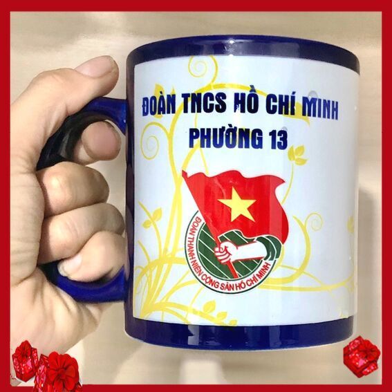 In hình lên cốc làm Quà Tặng Đoàn Thanh Niên