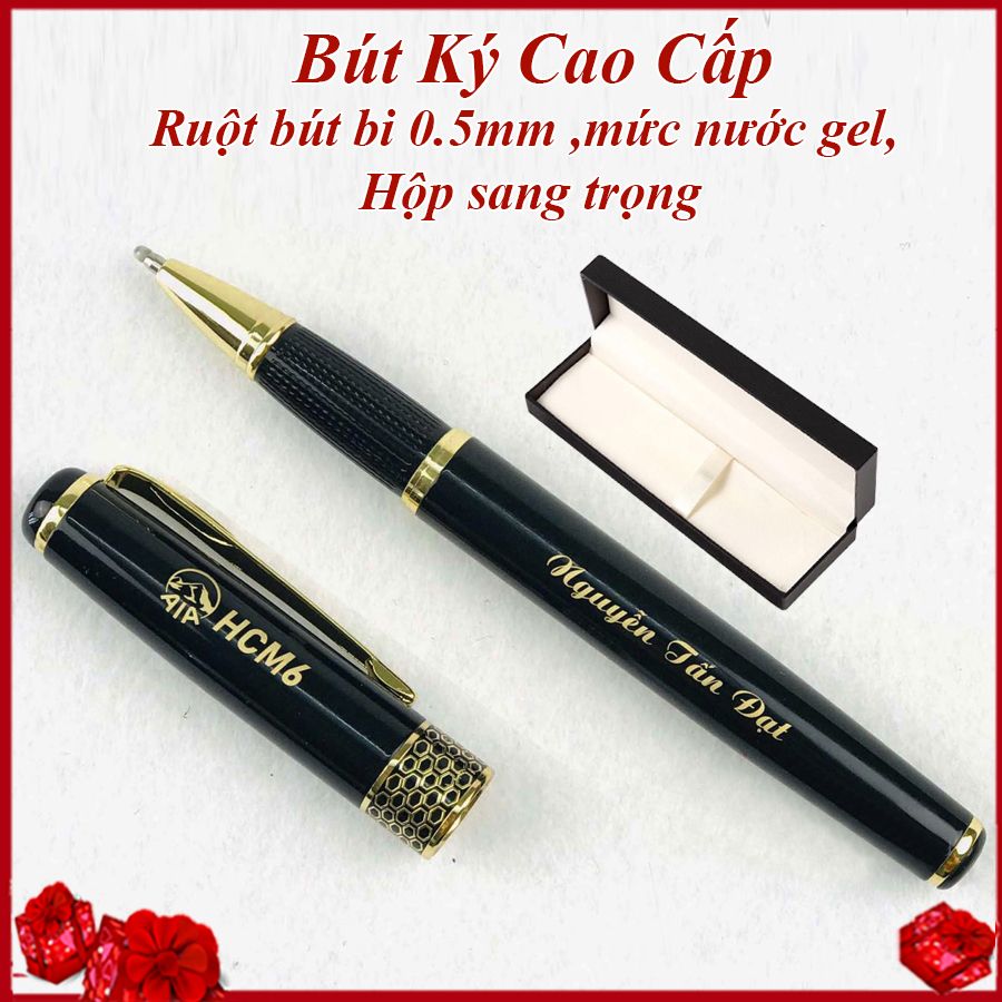 Bút Cao Cấp Ruột Bi Mực Nước Quà Tặng Doanh Nhân Người Thành Đạt QDN 100