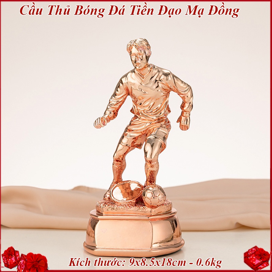 BĐ44C Cầu Thủ Bóng Đá Tiền Đạo Đồng