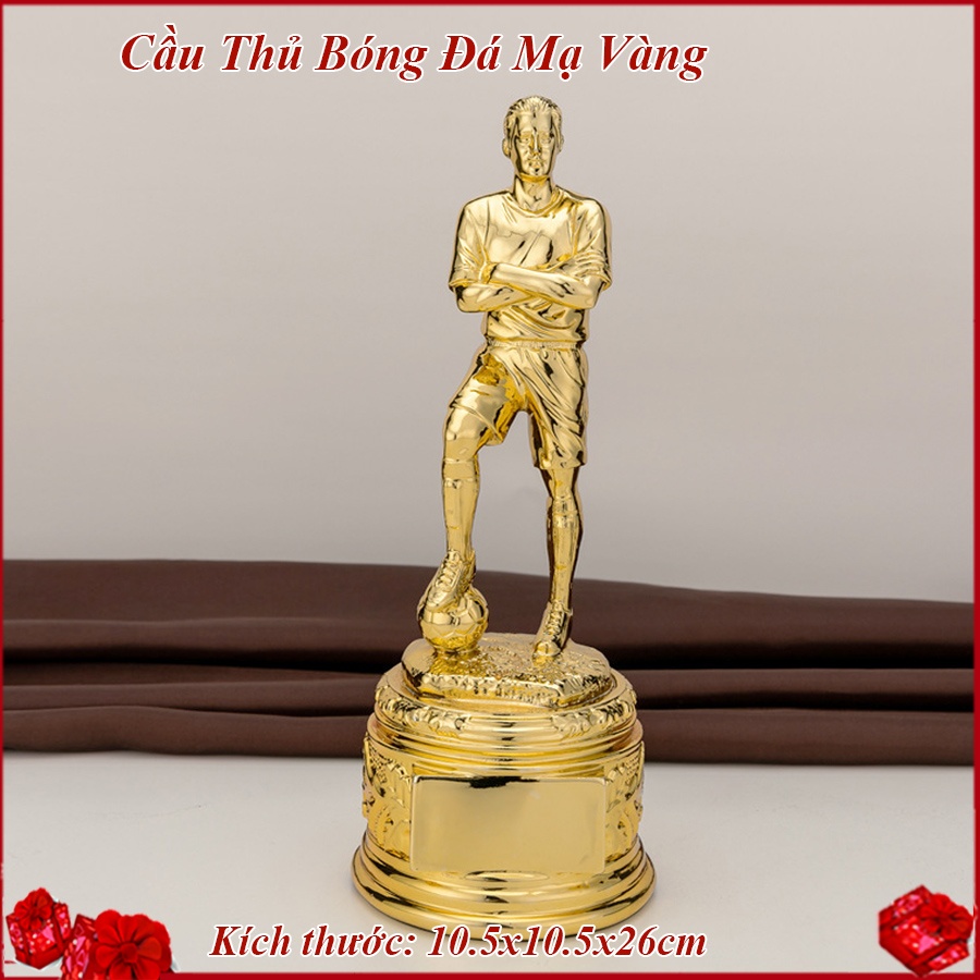 BĐ42B Cầu Thủ Bóng Đá Mạ Vàng