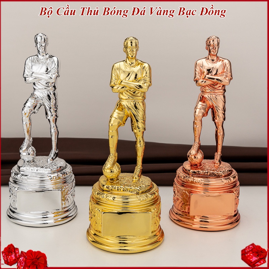 BĐ43C Bộ Cầu Thủ Bóng Đá Vàng Bạc Đồng