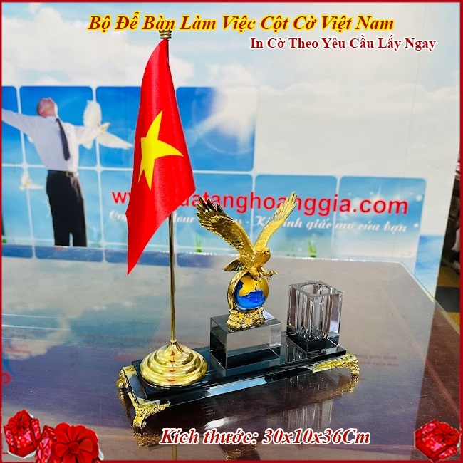 CĐB55A Cờ để bàn làm việc