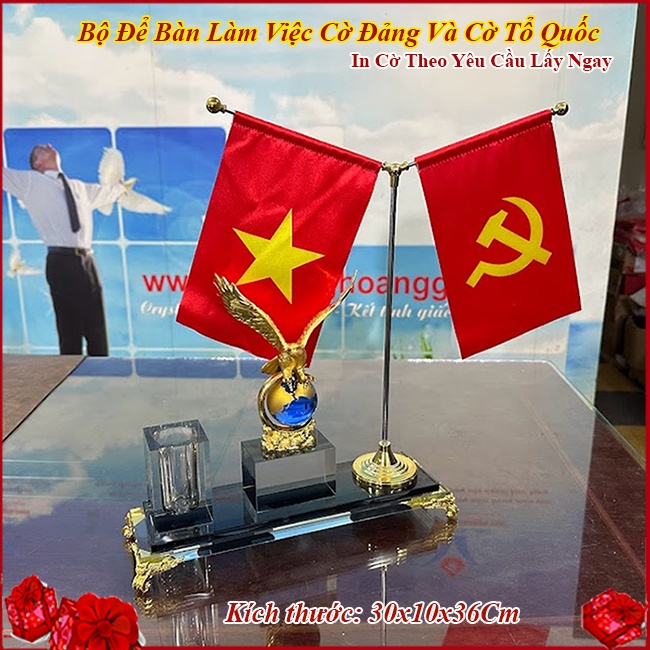 CĐB54A Cờ để bàn làm việc