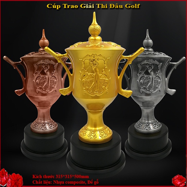 Chế tác cúp trao gải thi đấu Golf CG281