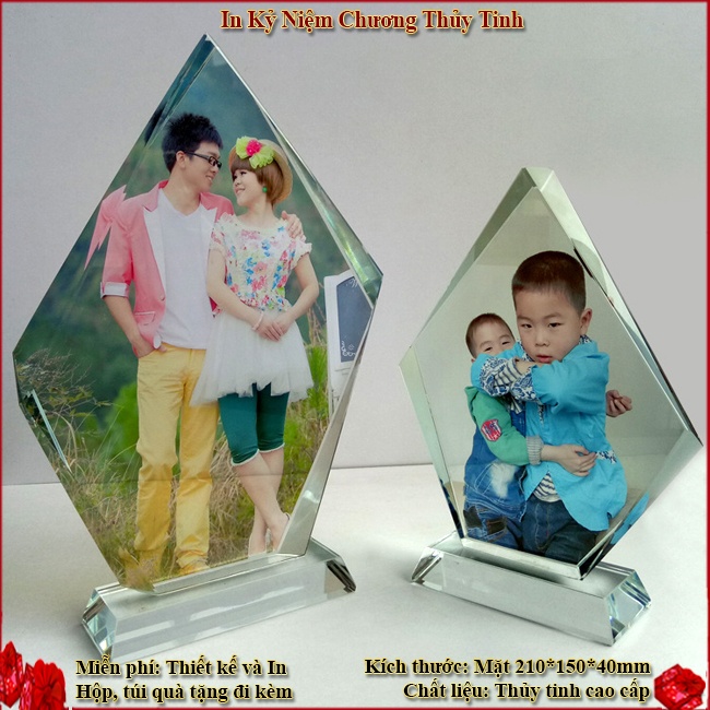 In Kỷ Niệm Chương Thủy Tinh Theo Yêu Cầu Lấy Ngay KNC74