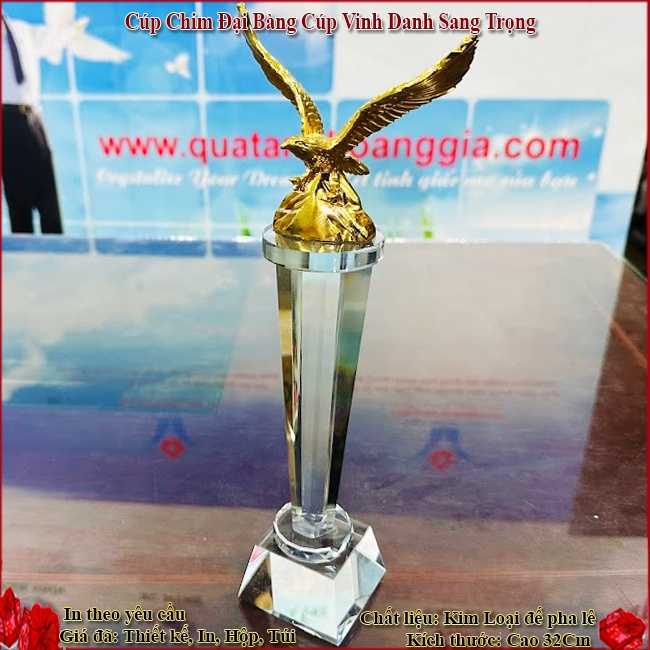 Cúp Chim Đại Bàng Cúp Vinh Danh Sang Trọng ĐBĐB 37C