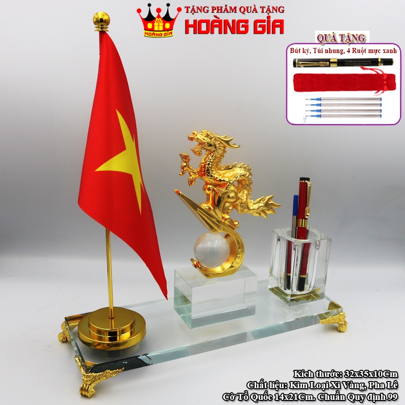 Đựng Bút Doanh Nhân Hình Con Rồng Quà Tặng Doanh Nhân Quà Tặng Lãnh Đạo QDN 80