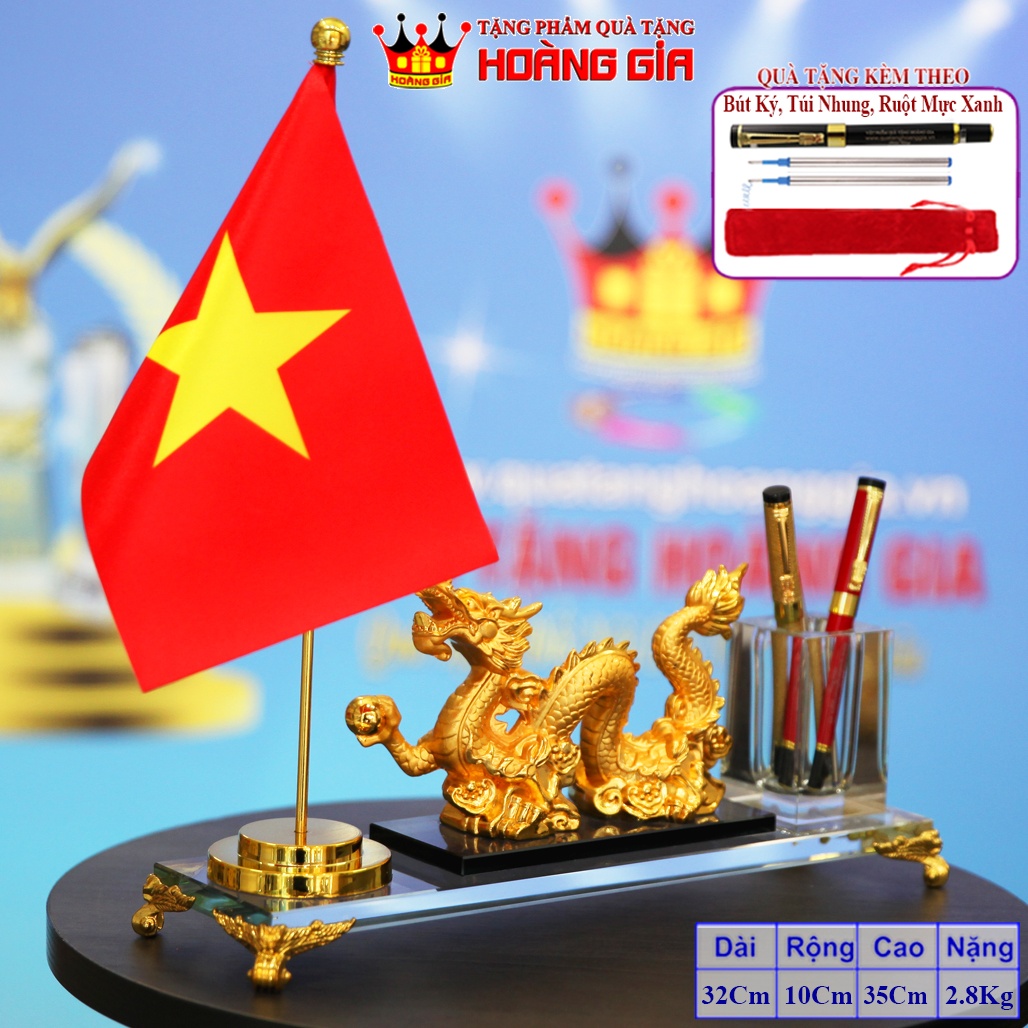 Quà Tặng Doanh Nhân Ống Cắm Bút Pha Lê 114