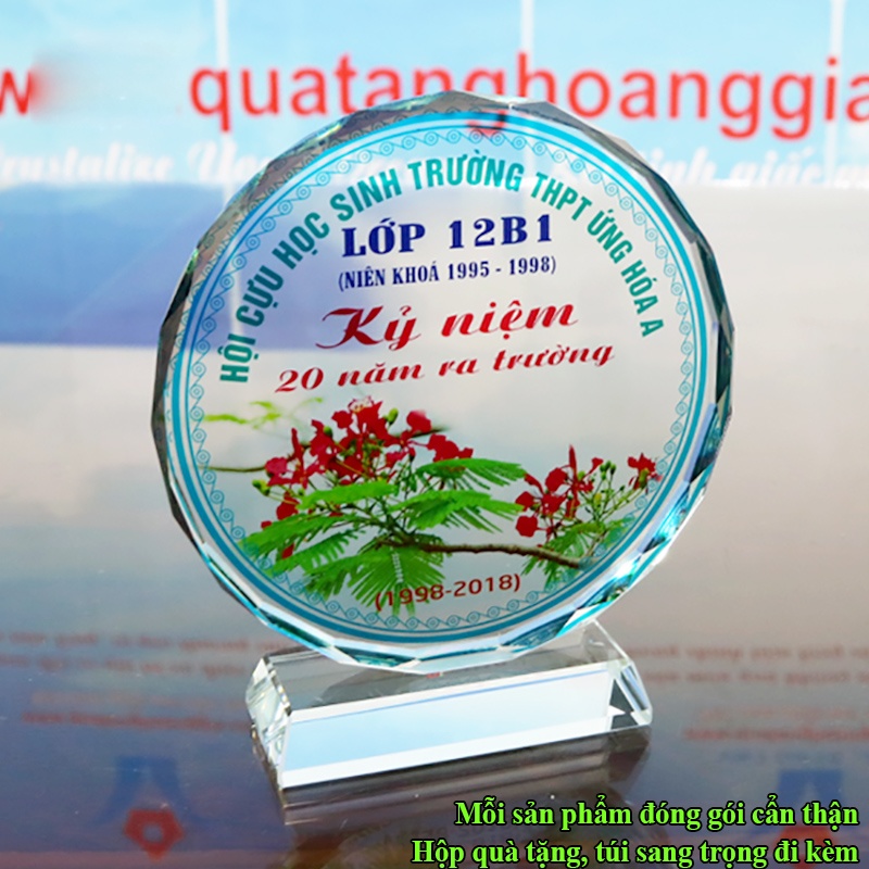 Kỷ Niệm Chương Họp Lớp Tròn 12Cm QHL 97