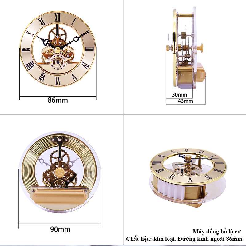 Quà Tặng Doanh Nhân Đồng Hồ Pha Lê QDN123A